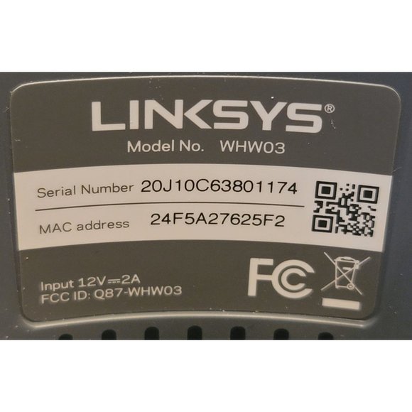 LINKSYS WHW03 Black MESH Home WiFi, Bundle of 3, Pre-Owned - Picture 4 of 6